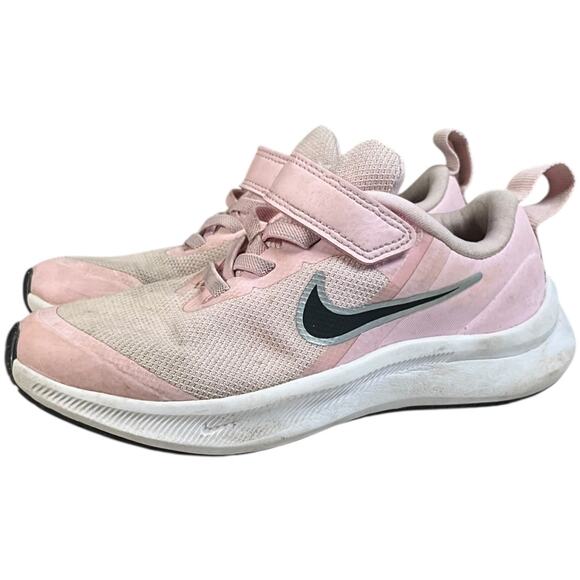 Nike Star Runner 2 Kid Girls Size 12 Pink White Running Shoe Athletic Comfort - Picture 5 of 11